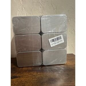 30 Pcs Metal Hinged Tin Storage‎ Containers 3.7x2.3x0.8 inch